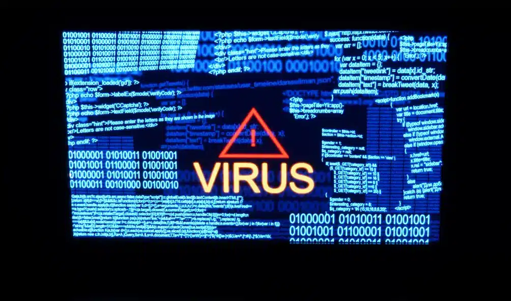 The Importance of Managed Anti-Virus for Small and Medium-Sized Businesses 2 Screen with a virus alert shown part of managed anti-virus post